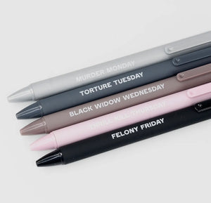 True Crime-Funny Pen Set
